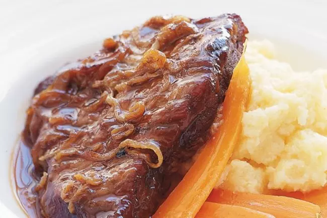 Taste Recipes Malta Braised skirt steak