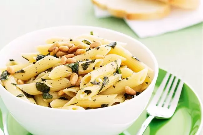 Taste Recipes Malta - Tomato, olive, feta and herb pasta salad